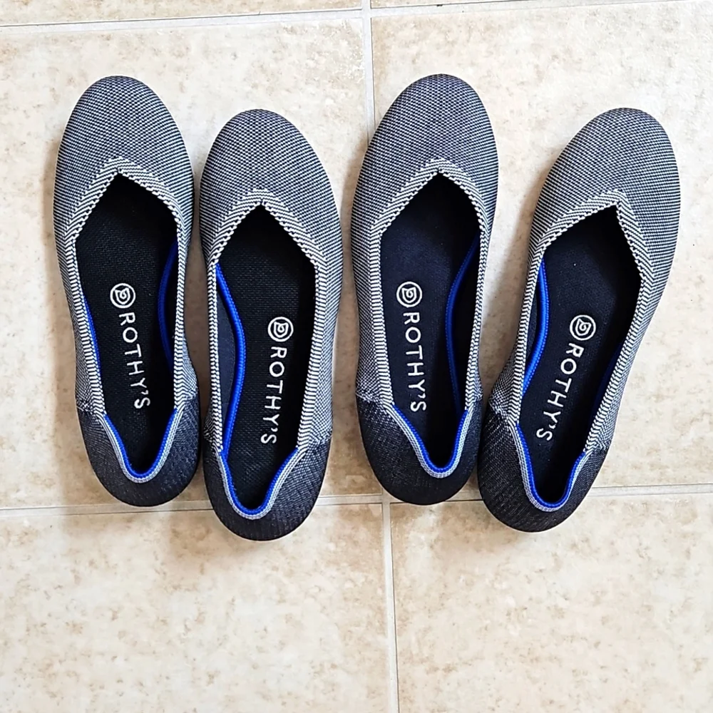 Birdseye Rothy's 8.5 Flats Rounded - Picture 1 of 3